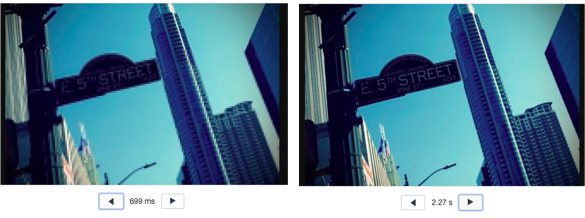 An example of load time with a progressive image